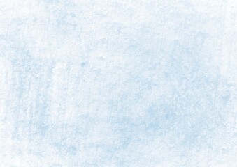 Abstract light blue plaster background. Rough surface of plaster texture