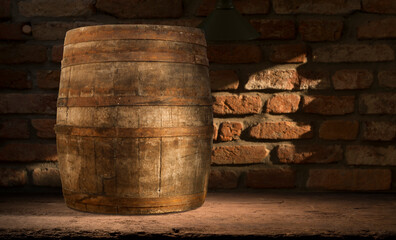 Barrels in the wine cellar, Porto, Portugal