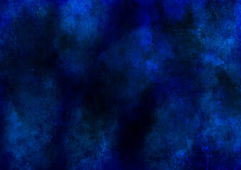 汚れた青い壁の染みのイラスト