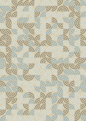 Abstract Geometric Pattern generative computational art illustration