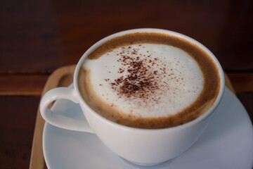 Cup of cappuccino