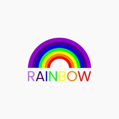 abstract rainbow logo