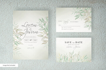 Watercolor Wedding Invitation stationery