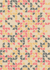 Abstract Geometric Pattern generative computational art illustration