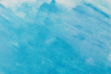 creative background, a spot of heavenly colored primer rubbed on the surface of a linen canvas, temporary object, close, toning