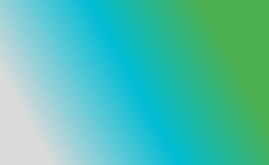 Gradient background with three colors, light green, light blue, white. smooth gradation. suitable for backgrounds, web design, banners, illustrations and others