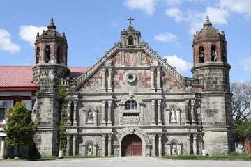 Fototapeta na wymiar Santa Monika Kirche in Minalin, Provinz Pampanga, Philippinen