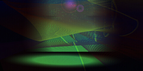 abstract background with code