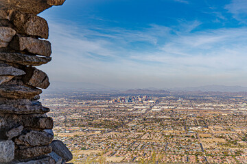 The city of Phoenix and the Valley of the Sun