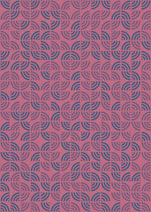 Abstract Geometric Pattern generative computational art illustration