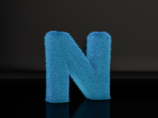 Fur letter N