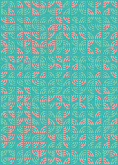Obraz premium Abstract Geometric Pattern generative computational art illustration