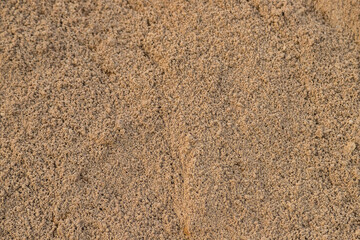 Sand pile for construction