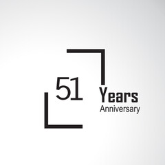 Obraz premium Year Anniversary Vector Template Design Illustration box