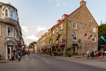 Naklejka premium Old Quebec city In Canada