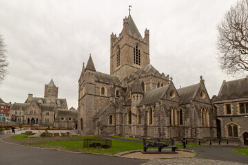 Fototapeta na wymiar Christ church cathedral in Dublin