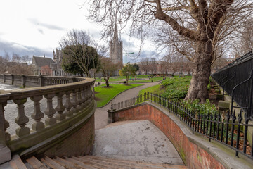 Saint Patrick's Cathedral in Dublin in Ireland