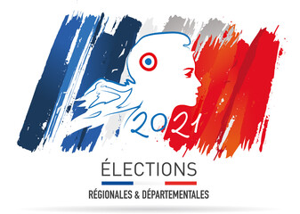 Fototapeta élections régionales et départementales en france en juin 2021 obraz