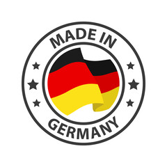 Made in Germany icon. Stamp made in. Vector illustration