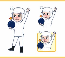 食品加工の仕事をしている人