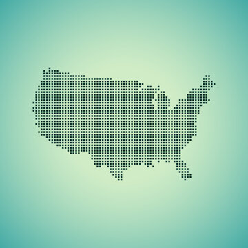 map of  USA