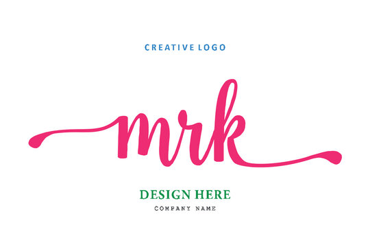 MRK lettering logo is simple, easy to understand and authoritative