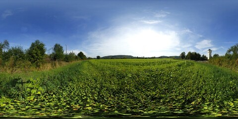 Naklejka premium Summer In Europe HDRI Spherical Panorama