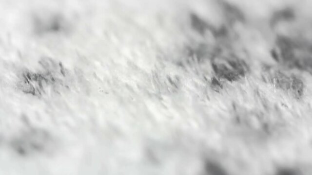 White rustic fur fabric polyester textile texture background