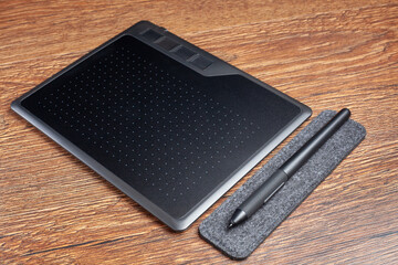 Ggraphic tablet drawing pad with digital pen stylus