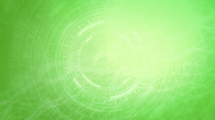 Obraz premium multi colored hi-tech abstract background of moving hud circles, fashion concept - abstract 3D rendering