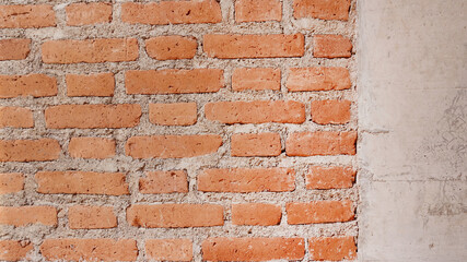 Texture of the brick walls                     
