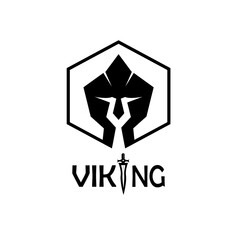modern and dazzling viking logo design