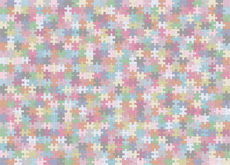 カラフルなジグソーパズル のテクスチャ