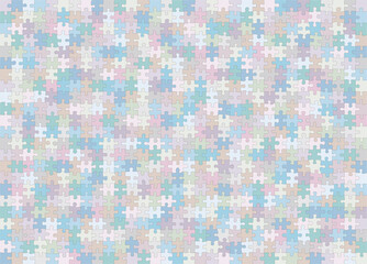 カラフルなジグソーパズル のテクスチャ