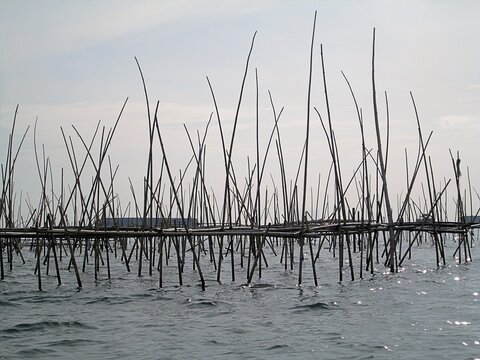Traditional fishing gear to catch fish for fishermen