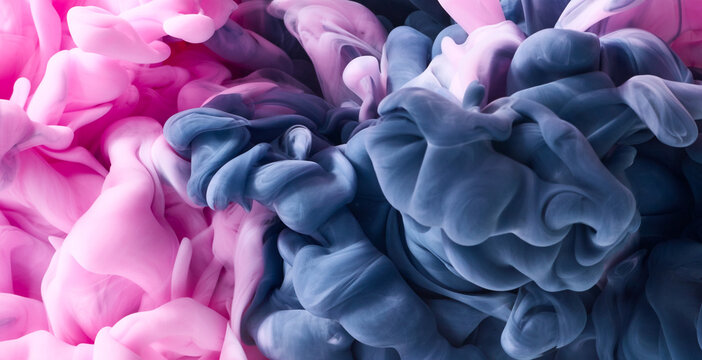 Color drop in water. Abstract background. © Nik_Merkulov