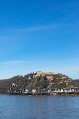 Fototapeta na wymiar Ehrenbreitstein fortress in Koblenz, Germany