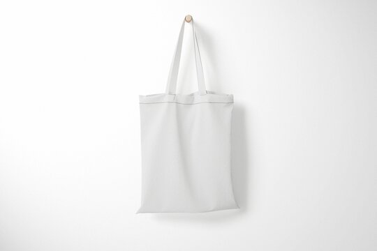 Hanging Tote Bag Isolated On White Background