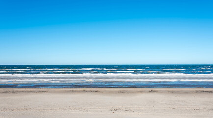 Baltic Sea Coast Beach in Winter