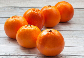 Fresh ripe oranges