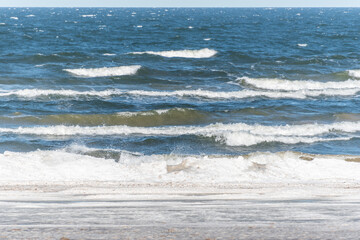 Baltic Sea Coast Beach in Winter