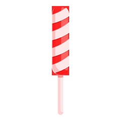 Candy stick icon. Cartoon of candy stick vector icon for web design isolated on white background