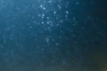 Blue bokeh of lights use for background