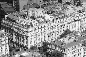 Paris, France. Black and white Paris.
