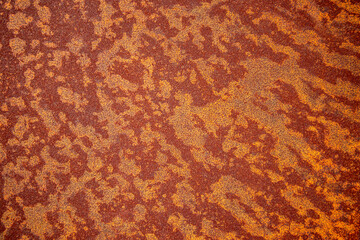 The strange pattern background of the rusted iron plate.