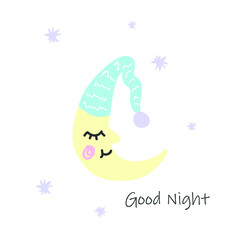 Cute Sleeping Moon set for newborns