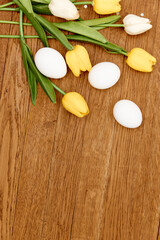 spring flowers chicken eggs holiday easter decoration