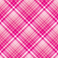 Seamless pattern in stylish pink colors for plaid, fabric, textile, clothes, tablecloth and other things. Vector image. 2