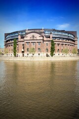 Fototapeta premium Stockholm - Swedish Parliament. Stockholm landmarks. Filtered colors style.