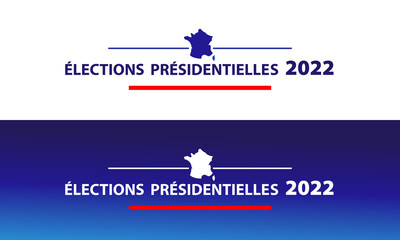 Obraz na płótnie Canvas Elections présidentielles françaises 2022